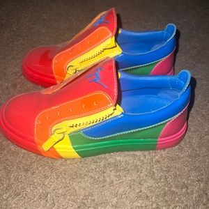 AUTHENTIC Giuseppe Zanotti multi colored shoes size 37.5